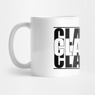 CLARITY STICKER & T-SHIRT BLACK END WHITE Mug